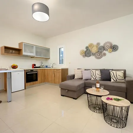 Aliki's Luxury With View, Pet Friendly! דירה Vátos